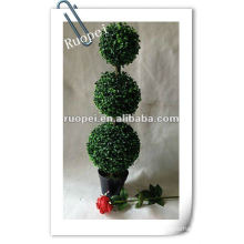 Artificial topiary grass ball plant